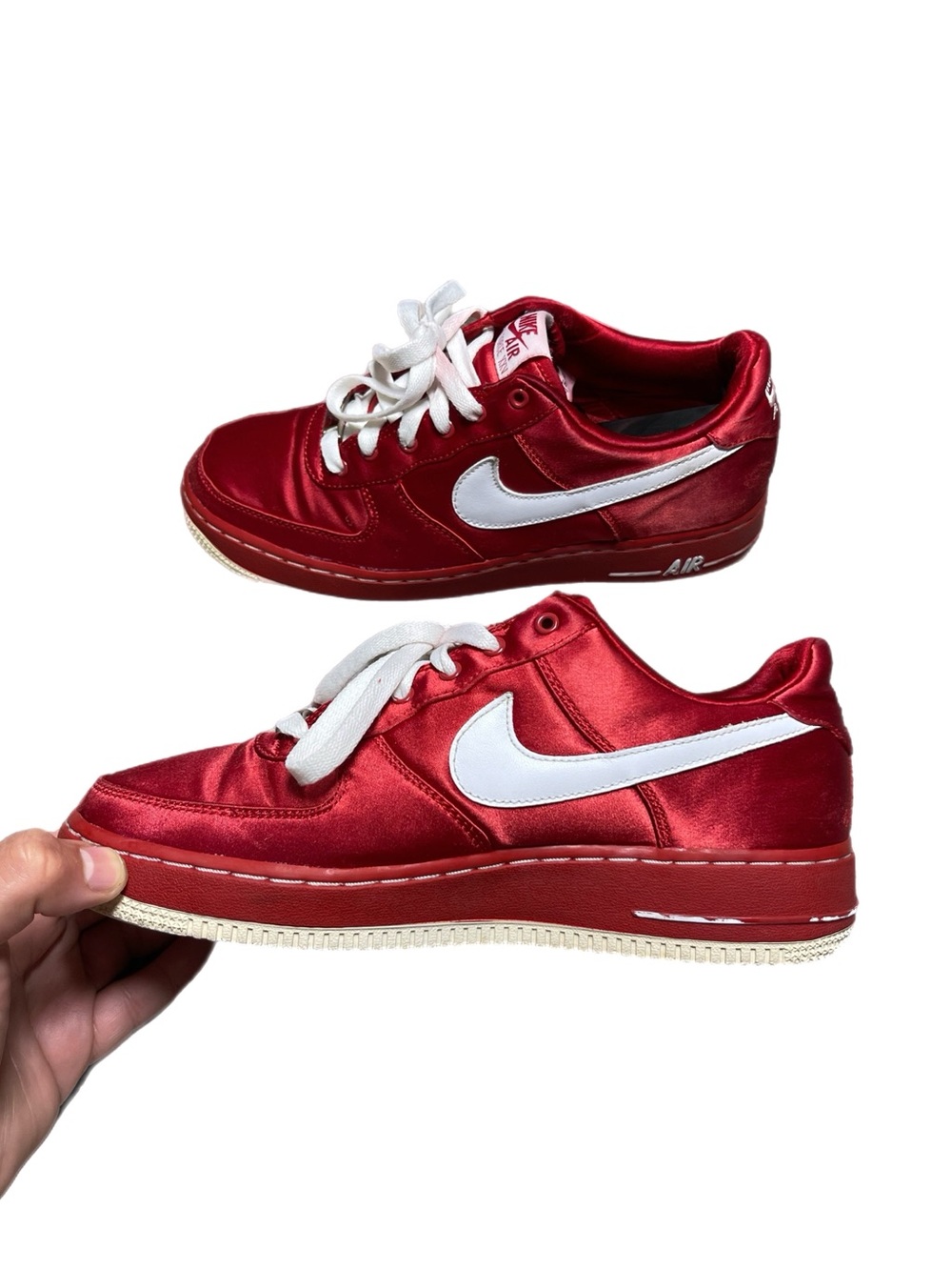 Womens NIKE Air Foce “82 XXV Satin Red